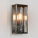 Antique Silver Rectangular Wall Light E27 40W IP54 Antique Silver Rectangular Wall Light E27 40W IP54